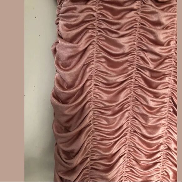 NEW FREE PEOPLE RUCHED BODYCON MINI DRESS - Picture 4 of 6